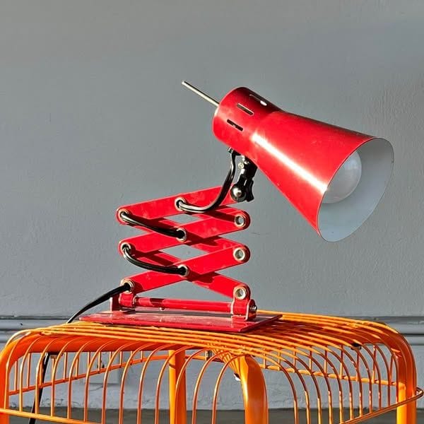 1990s Scissor Desk Lamp Pop Design
