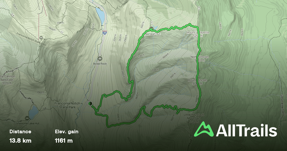 Franconia ridge trail