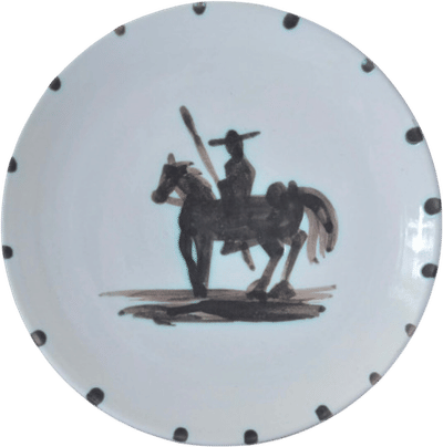 Picador (1952 Ceramic Plate) by Pablo Picasso