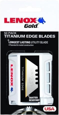 LENOX Utility Knife Blades, 50-Pack (20351GOLD50D)