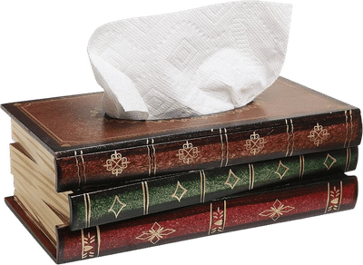 Book-Shaped Tissue Box