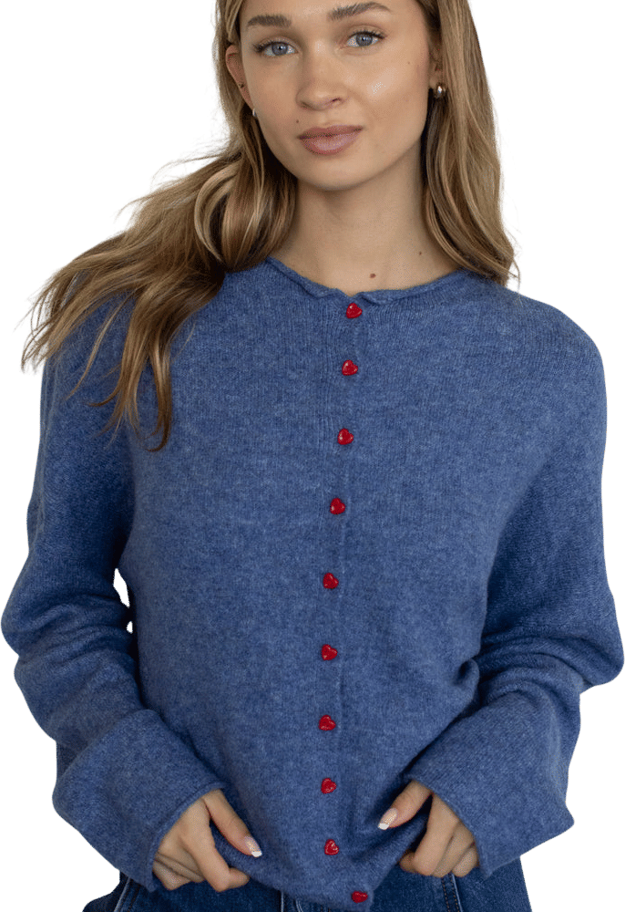 Heart Button Piper Cardigan