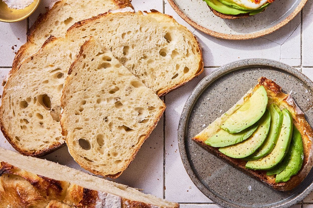 No knead sourdough bread