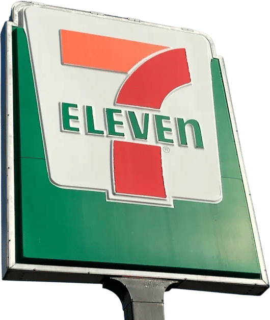 restaurants in 7/11 parking lots