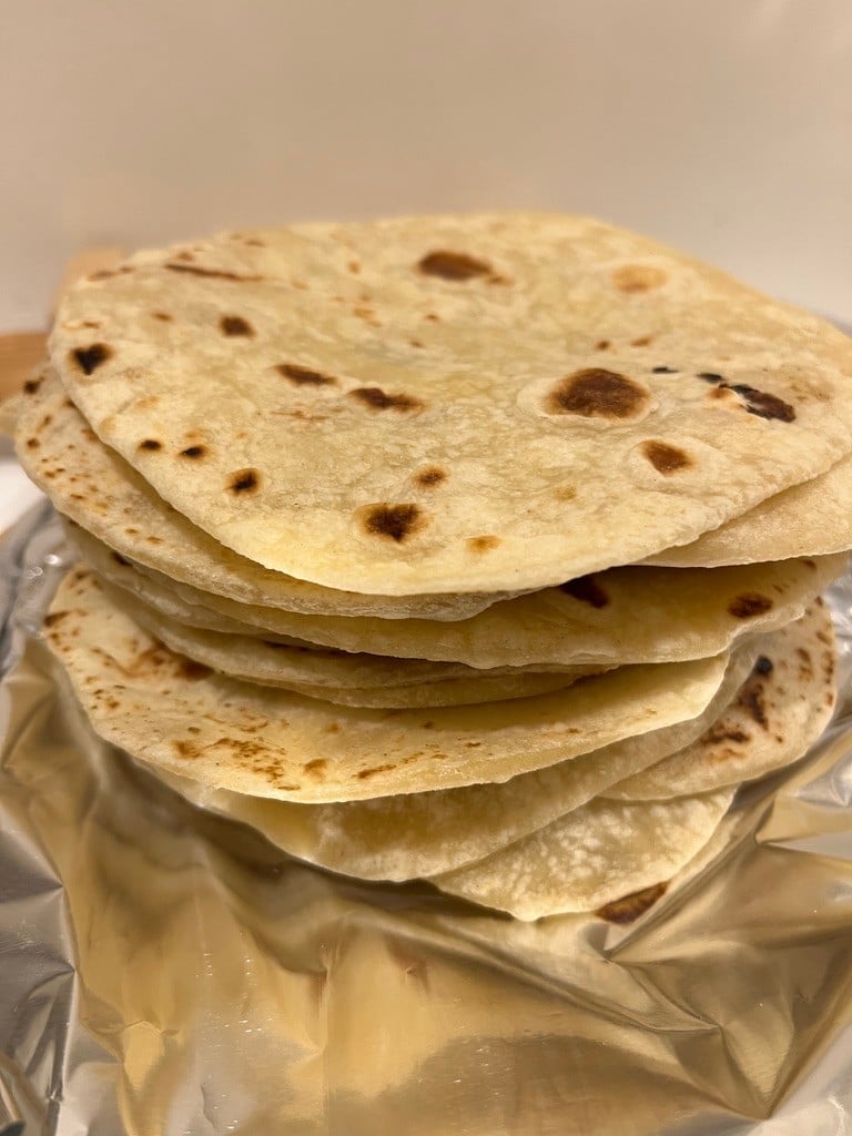 Homemade tortillas