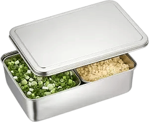 Tikusán Stainless Steel Seasoning Container (2 Containers)
