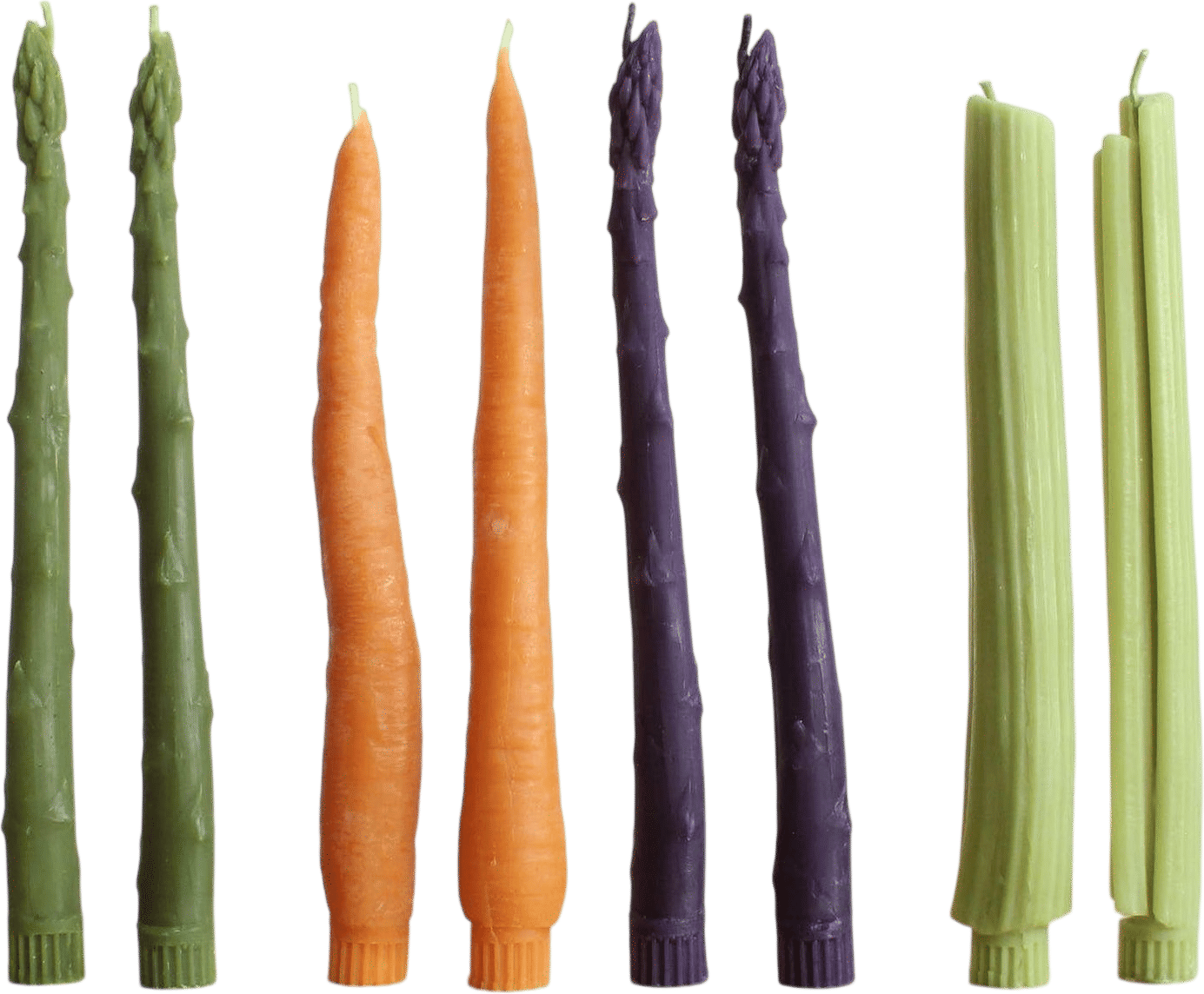 The Crunchy Bunch Vegetable Beeswax Candle Gift Set