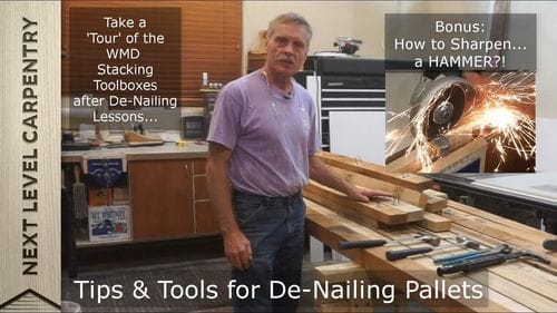 Tools for De-Nailing Pallets