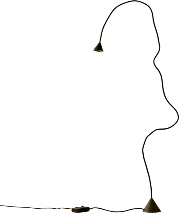 METAL FLOOR LAMP BY SERGIO CALATRONI FOR PALLUCCO