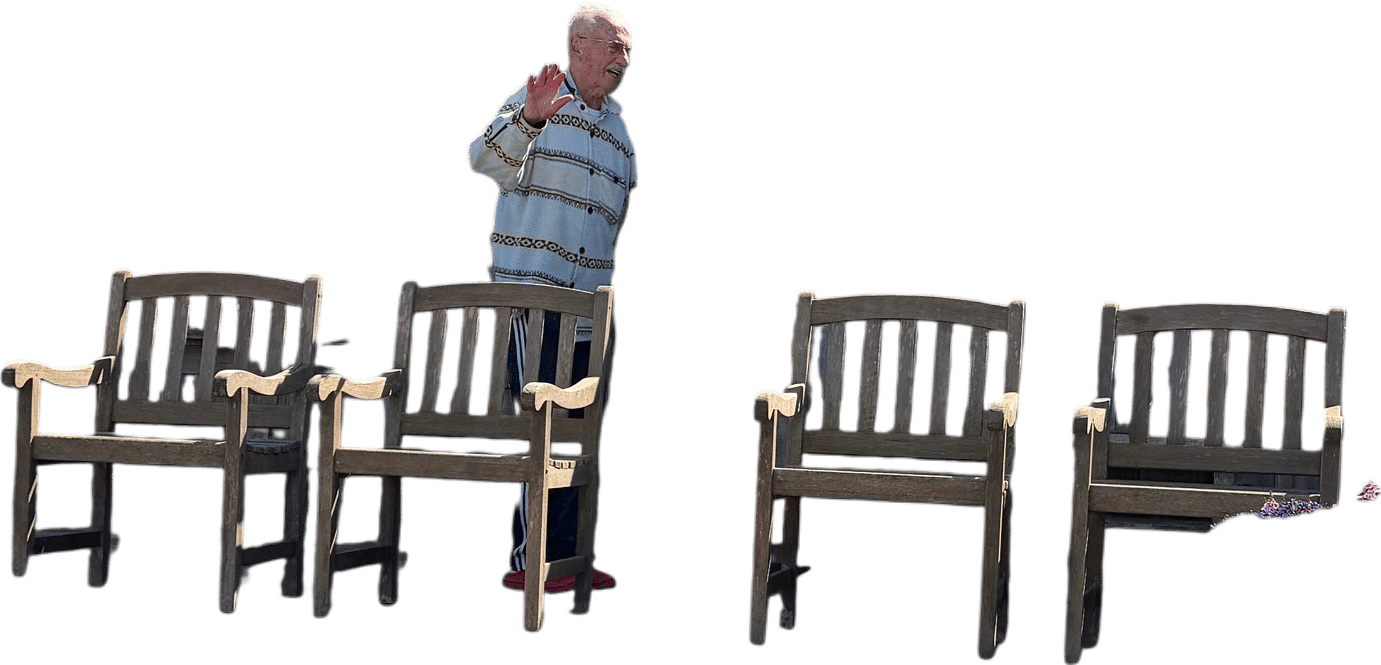 Visiting elderly neighbors
