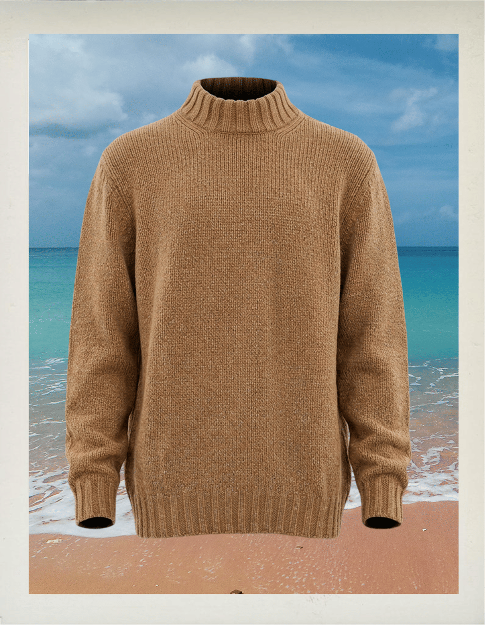 Malo Cashmere Mockneck Pullover | XXL