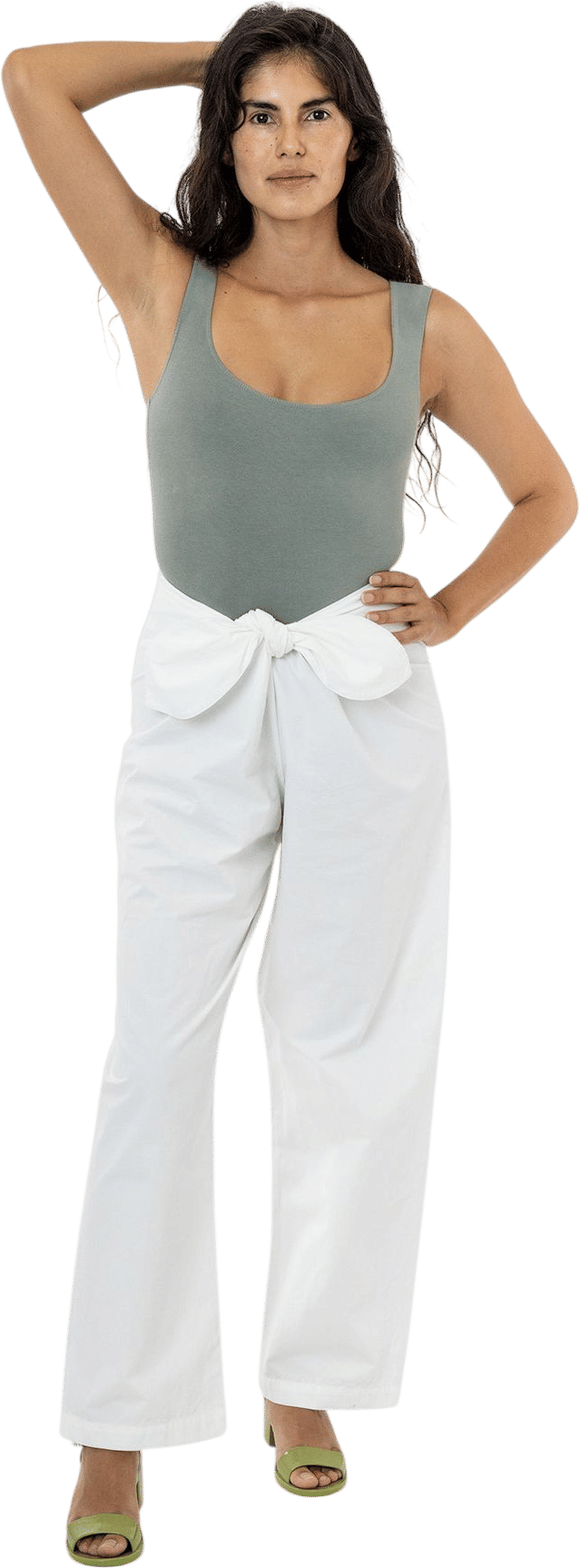 Los Angeles Apparel Tie Front Pant