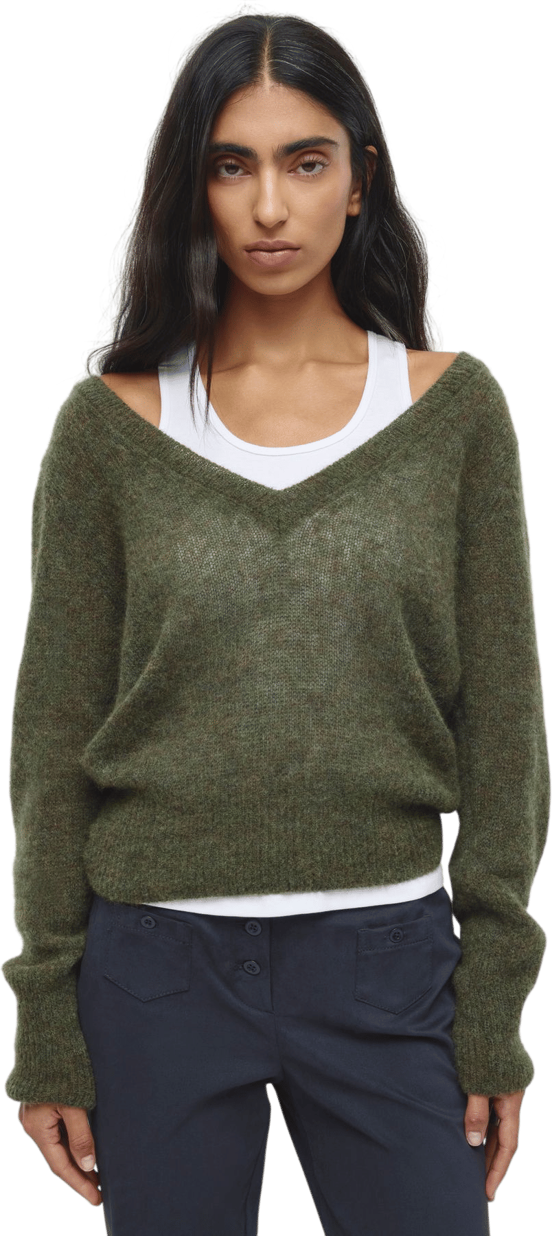 Women's Ruya Low V-neck Sweater