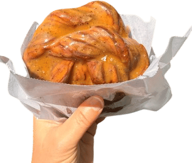 salted honey croissant bun (pastry cat)