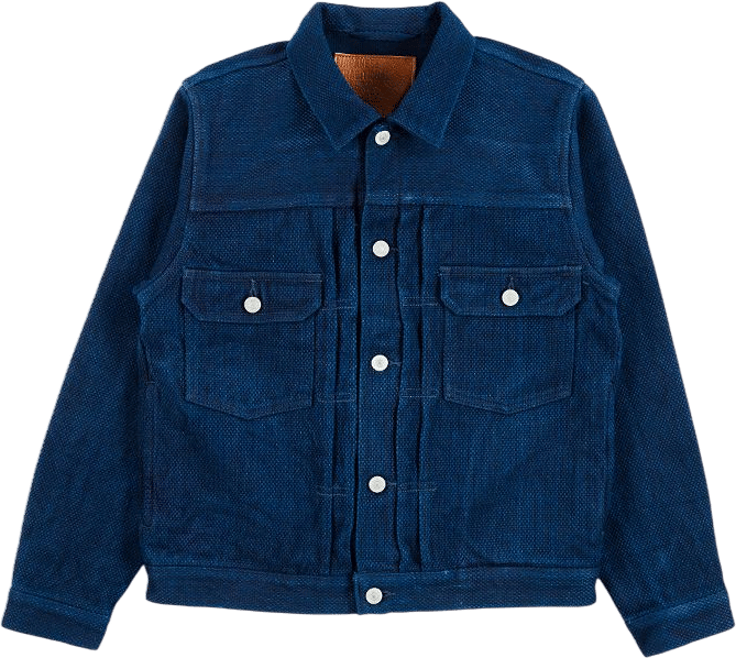 Studio D'Artisan Modified Type II Jacket - Indigo Sashiko