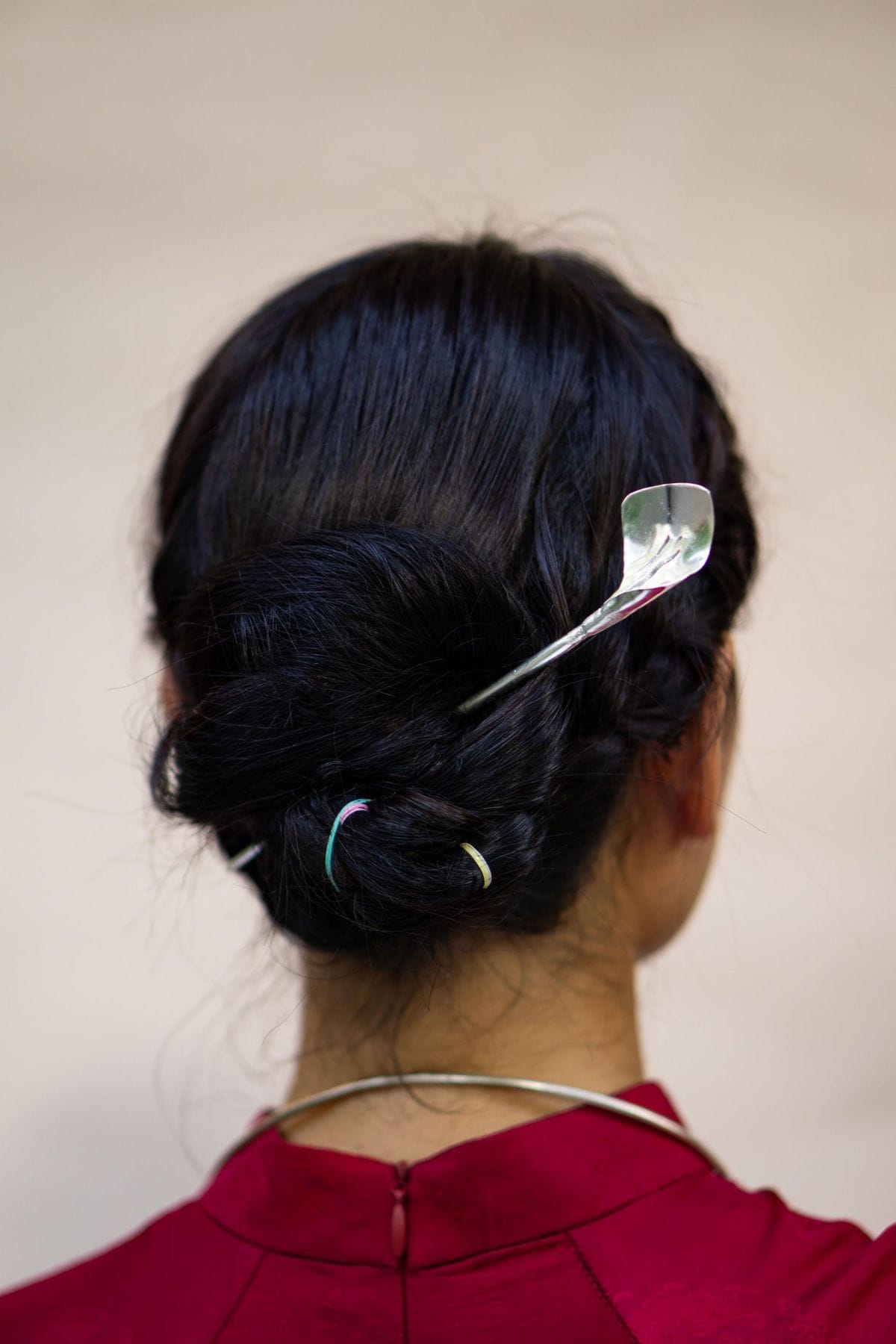 Silverplated Calla Lily Hair Pin