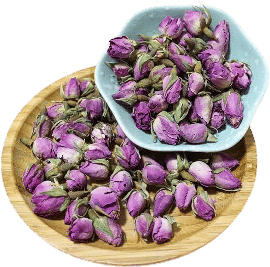 dried rose buds