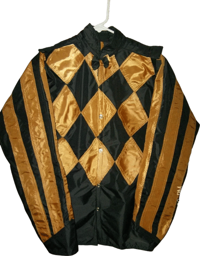 Black and Gold Jockey Silk Jacket