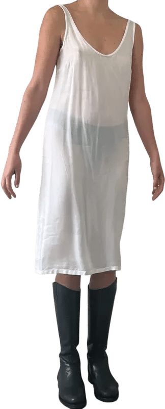 Sheer White Dress