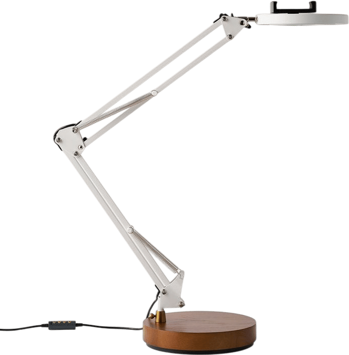 Canvas Lamp with Weighted Base