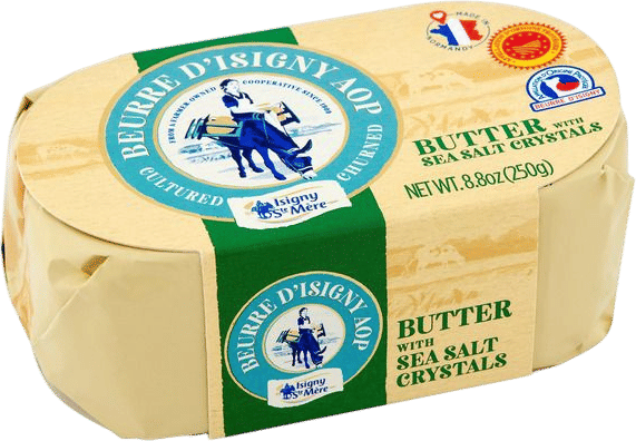 Isigny Sainte-Mère Butter with Sea Salt Crystals