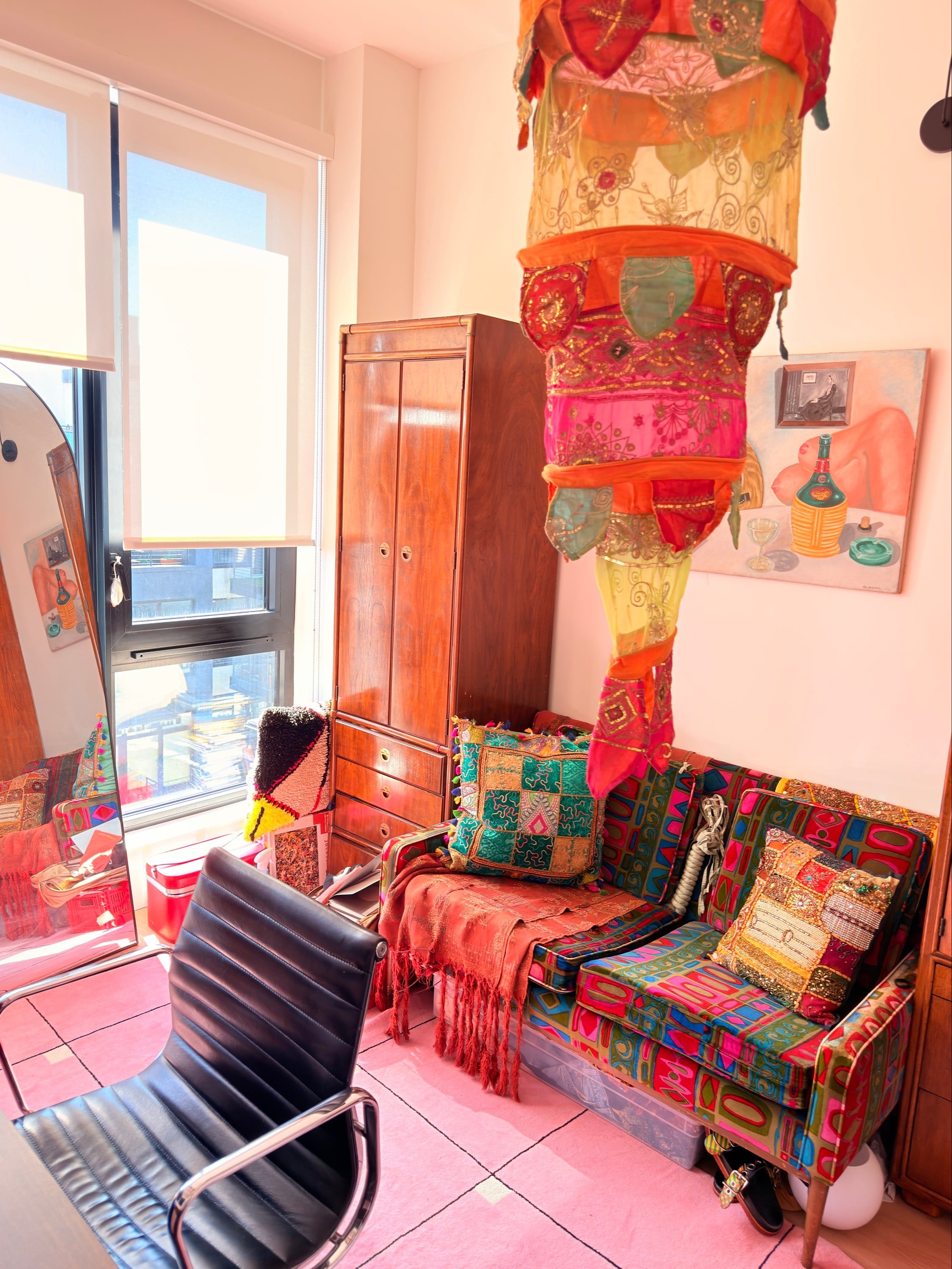 After a decade in nyc, I finally have an apt with my own office/dressing room.