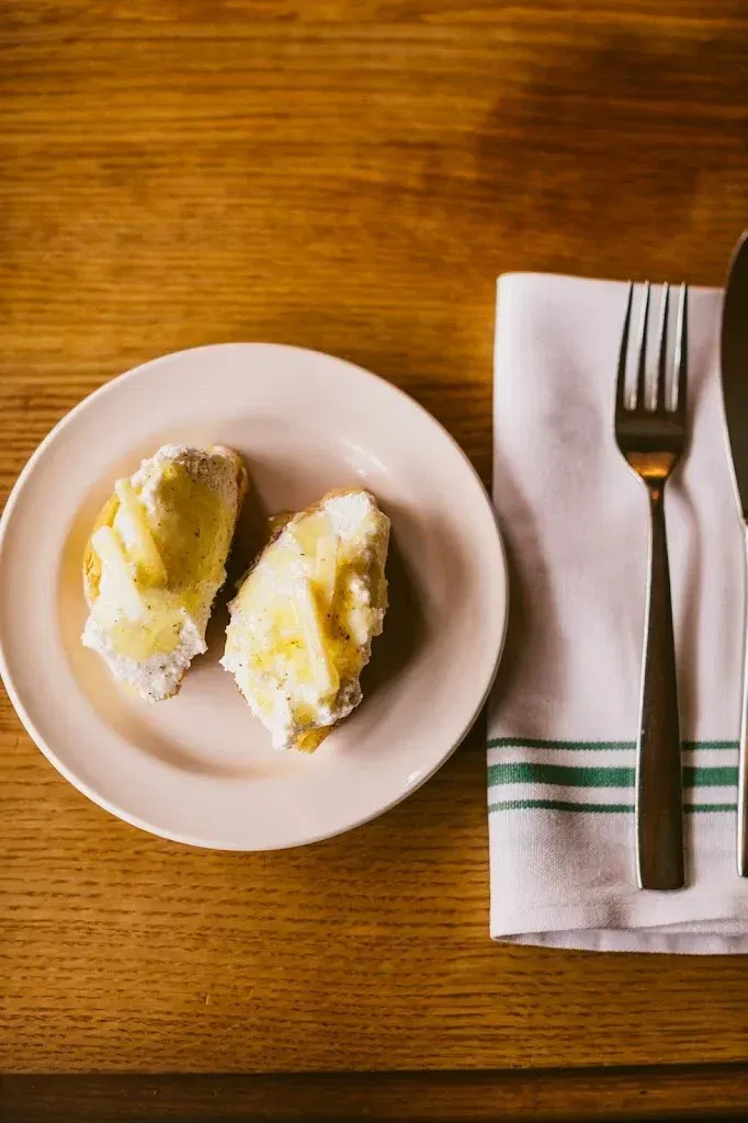 Ricotta,  Honey & Provolone Crostini