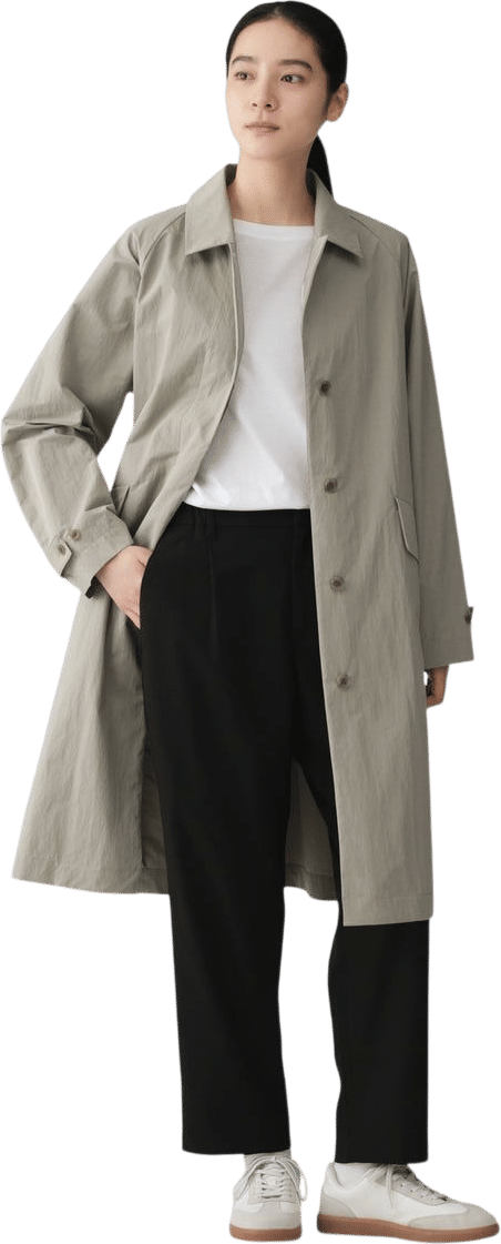 MUJI Water Repellent Long Coat