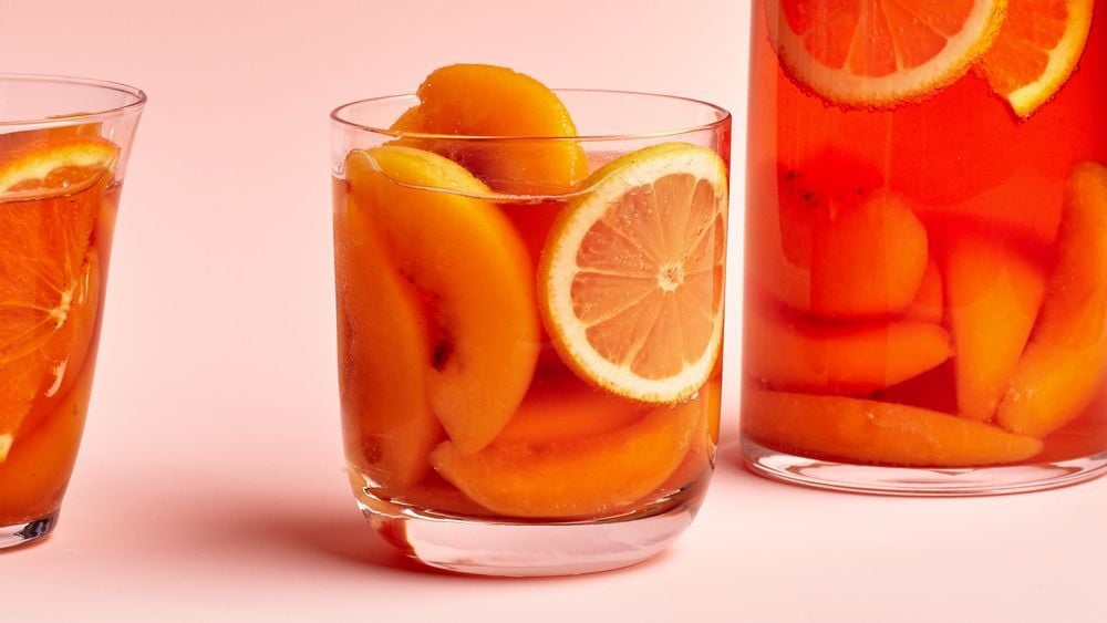 Peach-Aperol Spritz