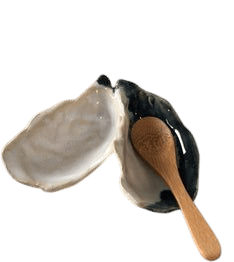 Cove Lane Pottery Oyster Salt & Pepper Dishes