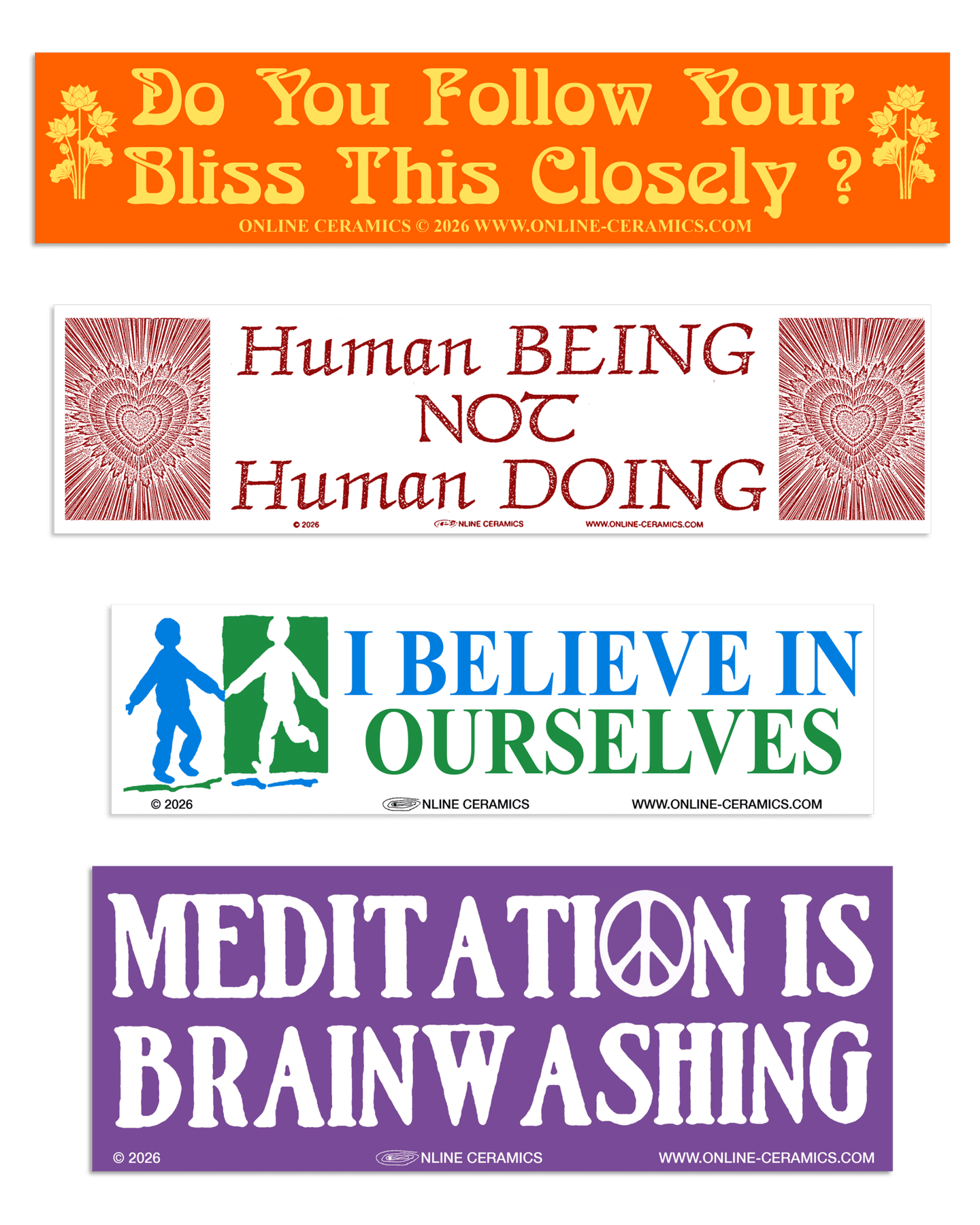 Summer 2026 Bumper Stickers