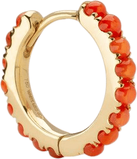 Ismène XL Coral Hoop