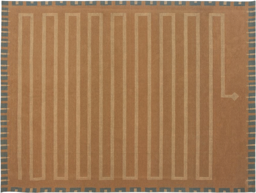 Polyester Flatweave Rug, Snake