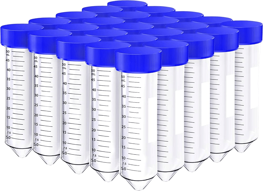 Centrifuge tubes to freeze coffee in
