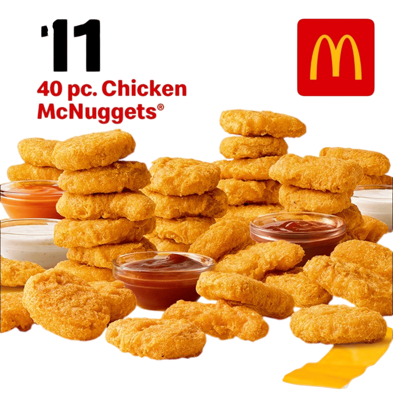 40 piece nuggets at the function