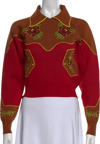 Molly Goddard Red Sweater