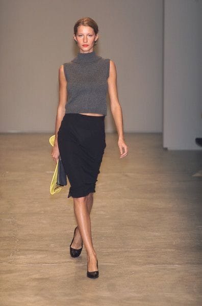 Pencil skirt + mockneck top