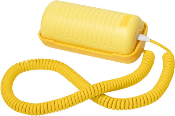 Tin Can phone in yellow