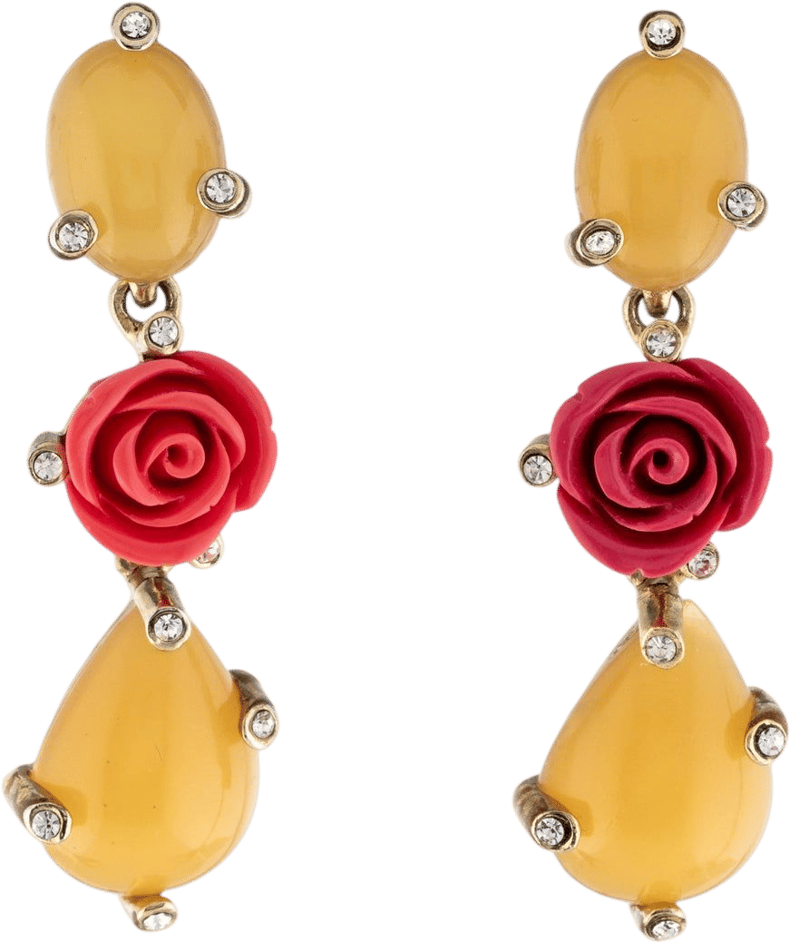 Oscar de la Renta earrings