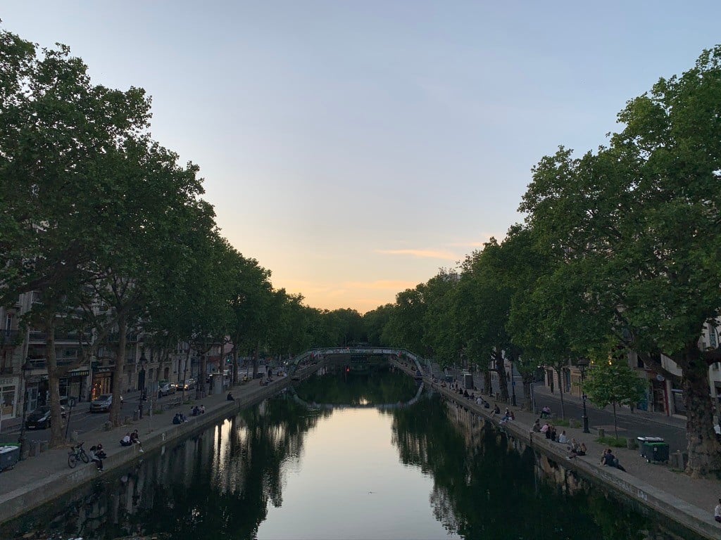 This is Paris Canal Saint-Martin (10th/11th)