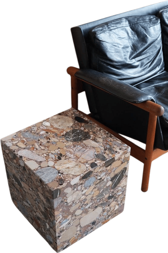 Ceppo Rosso Side Table