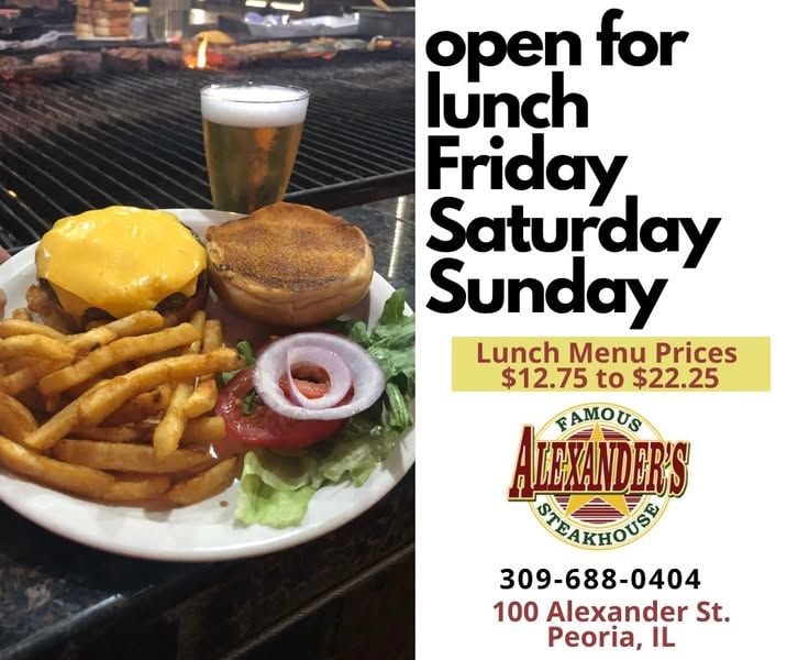 Alexander’s Steakhouse has amazing discounted meals on special every Saturday and Sunday from 11am to 3pm plus you can add their amazing salad bar.