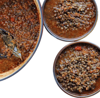 Greek Lentil Soup (Fakes) Recipe