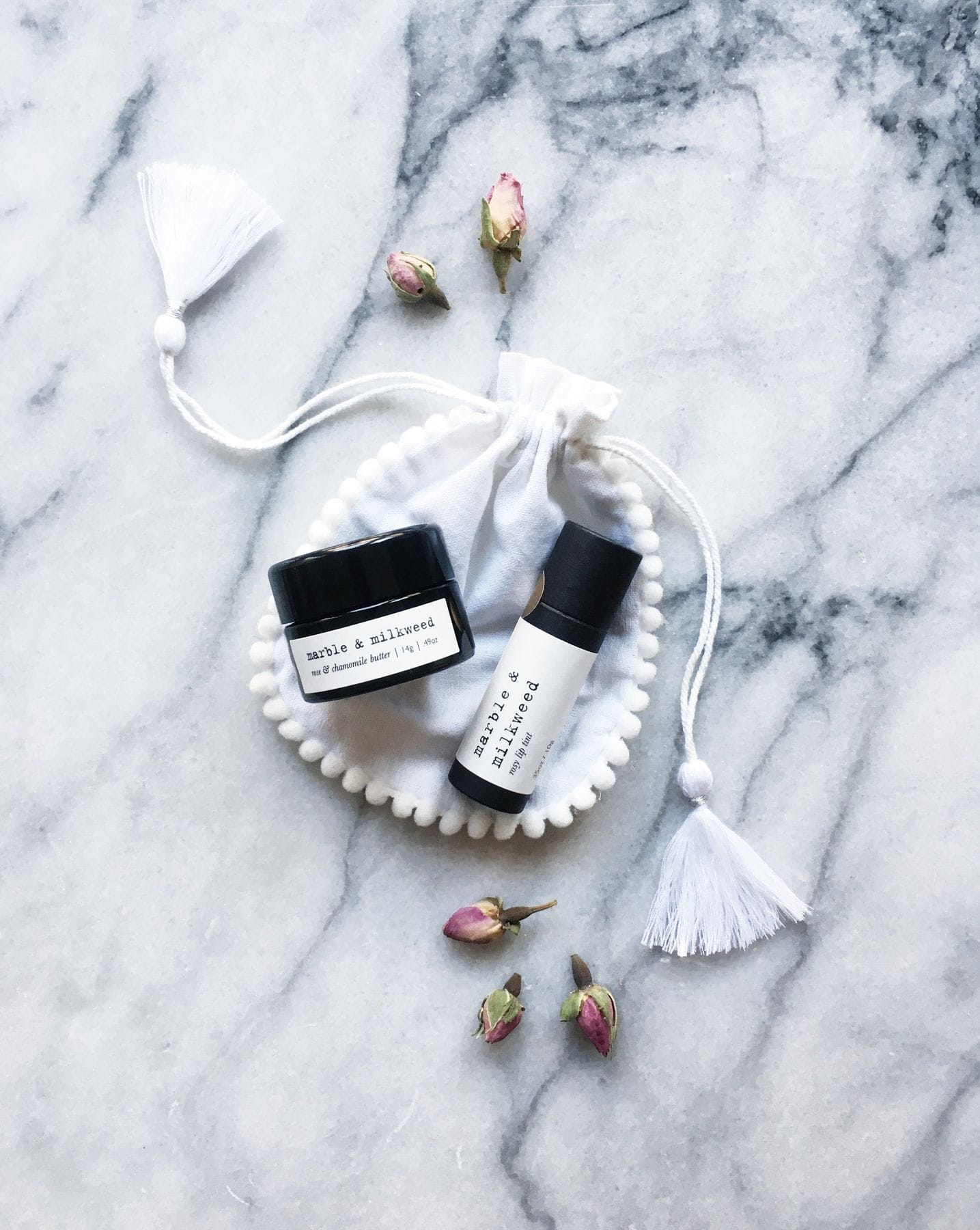 marble & milkweed