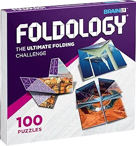 Folding puzzle book