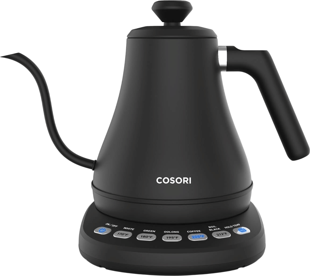 Cosori Electric Gooseneck Kettle, Matte Black