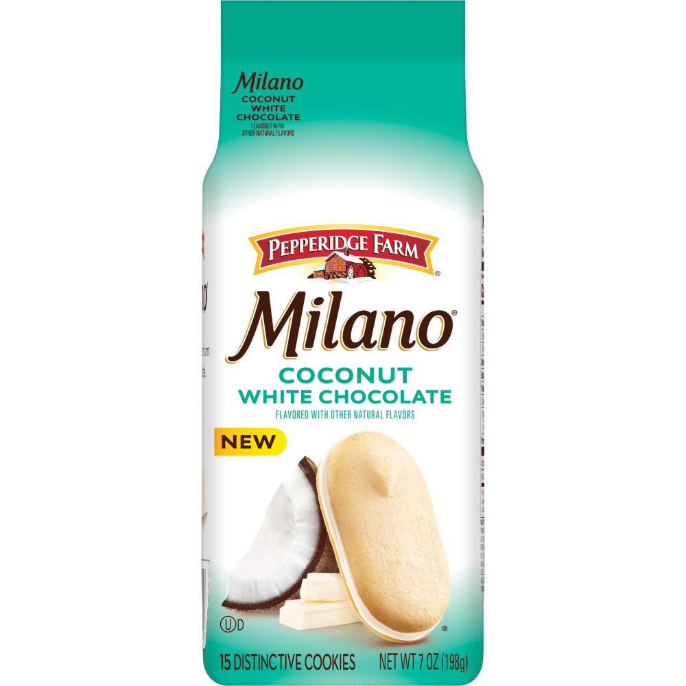 Milano Coconut White Chocolate Cookies